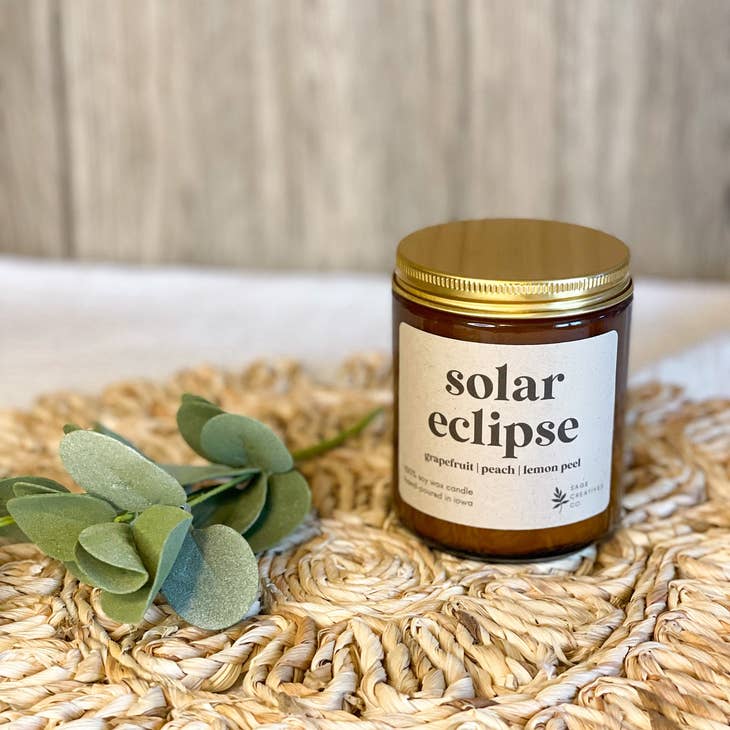 Solar Eclipse Soy Wax Candle